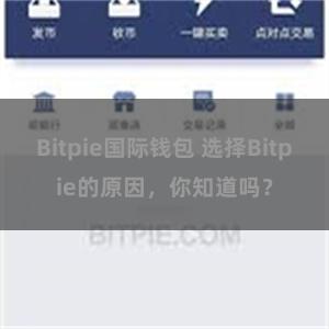 Bitpie国际钱包 选择Bitpie的原因，你知道吗？