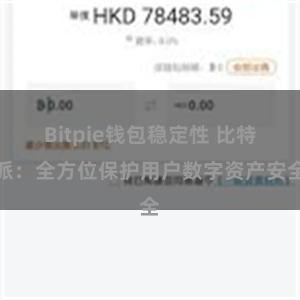 Bitpie钱包稳定性 比特派：全方位保护用户数字资产安全