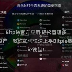 Bitpie官方应用 轻松管理多链资产，教你如何快速上手Bitpie钱包！