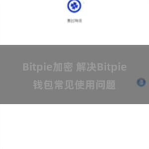 Bitpie加密 解决Bitpie钱包常见使用问题