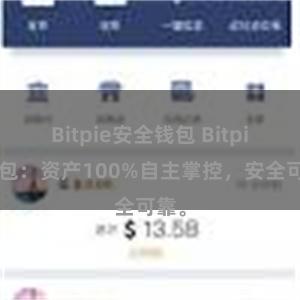 Bitpie安全钱包 Bitpie钱包：资产100%自主掌控，安全可靠。